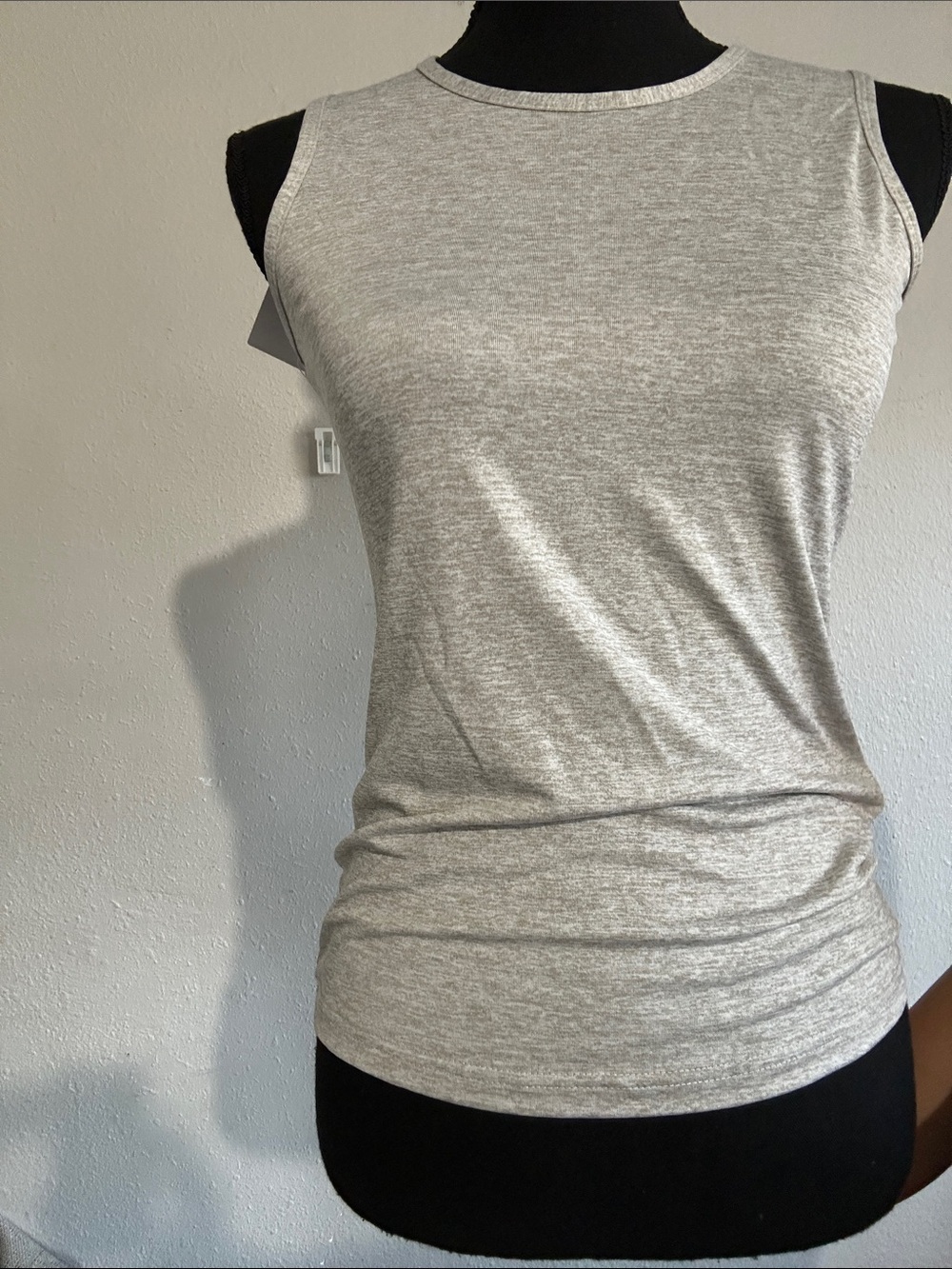 liberty Light Heather Gray Sleeveless Crewneck Tank